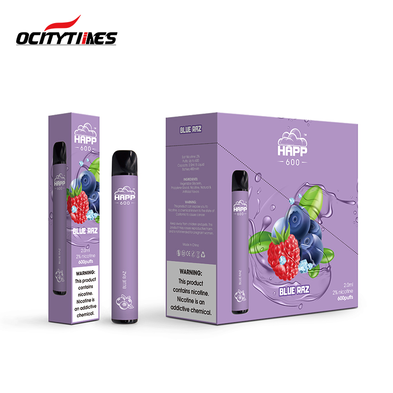 Ocitytimes 2% nicotine flavour disposable vape pen 