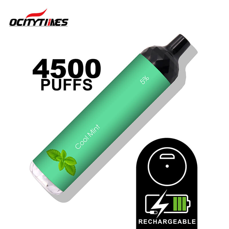 4500puffs Disposable E-Cigarette Smooth Vape Pen Device 